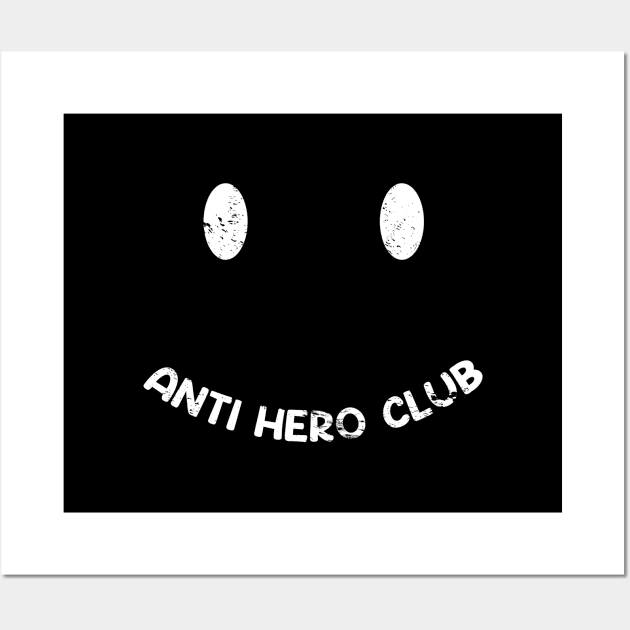 anti hero club grunge Wall Art by xalauras studio